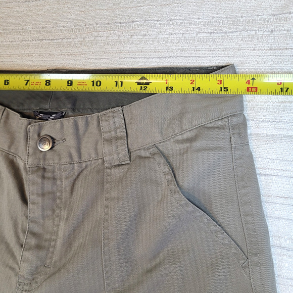 North Face Pants Wms 8 (31x31) Straight Leg Stretch Lightweight Cargo Hiking - Picture 12 of 14